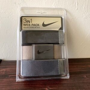 Nike belts 3 pack
